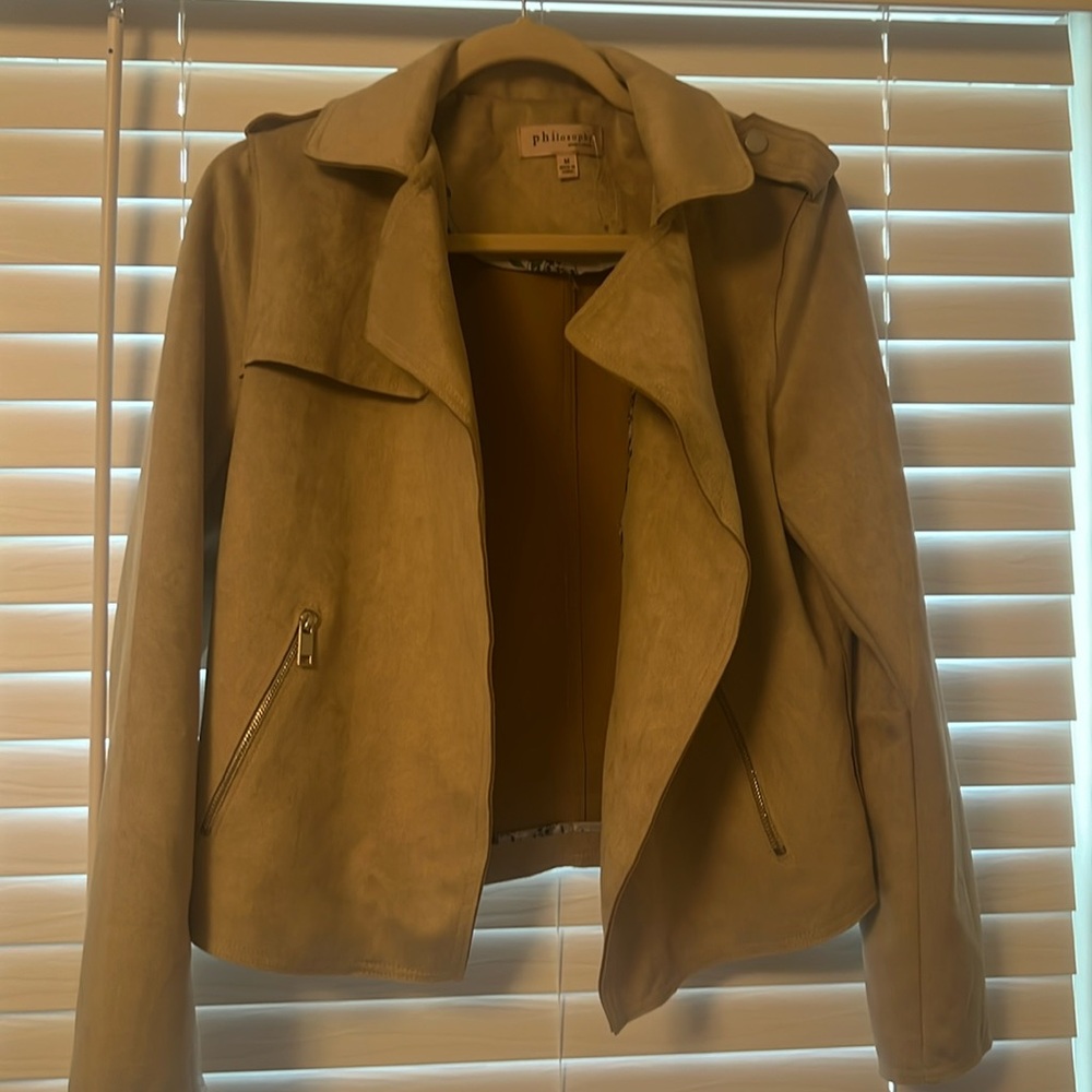 Philosophy suede jacket
